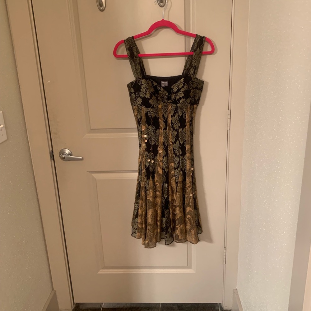 Metallic dress